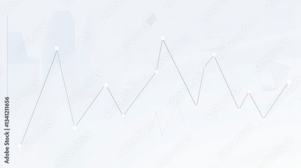 Abstract Business Graph: Modern Data Visualization for Financial Growth Abstract Business Graph: Modern Data Visualization for Financial Growth