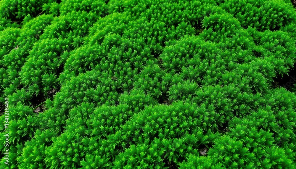 Vibrant green moss texture, ideal for wallpaper, macro, environment Vibrant green moss texture, ideal for wallpaper, macro, environment