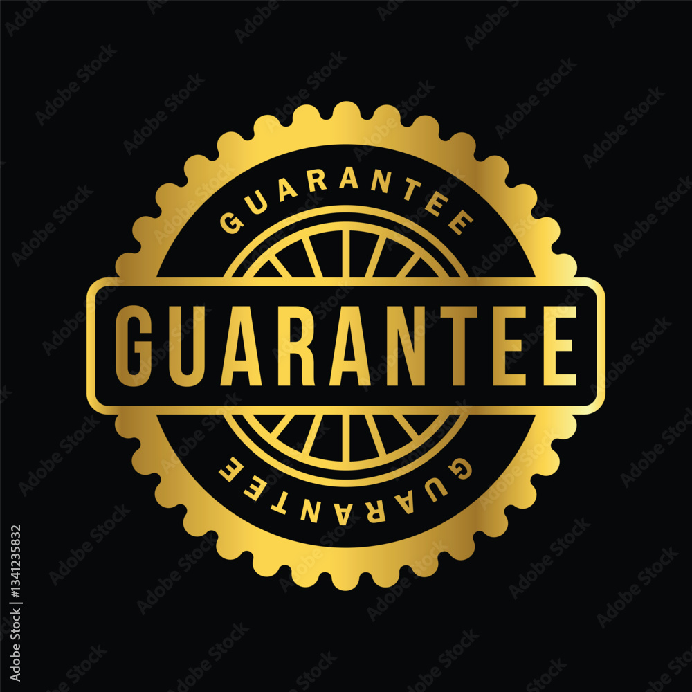 gold color guarantee rubber stamp, icon, flat, design, vector, illustrations, education, style, trendy, collections gold color guarantee rubber stamp, icon, flat, design, vector, illustrations, education, style, trendy, collections