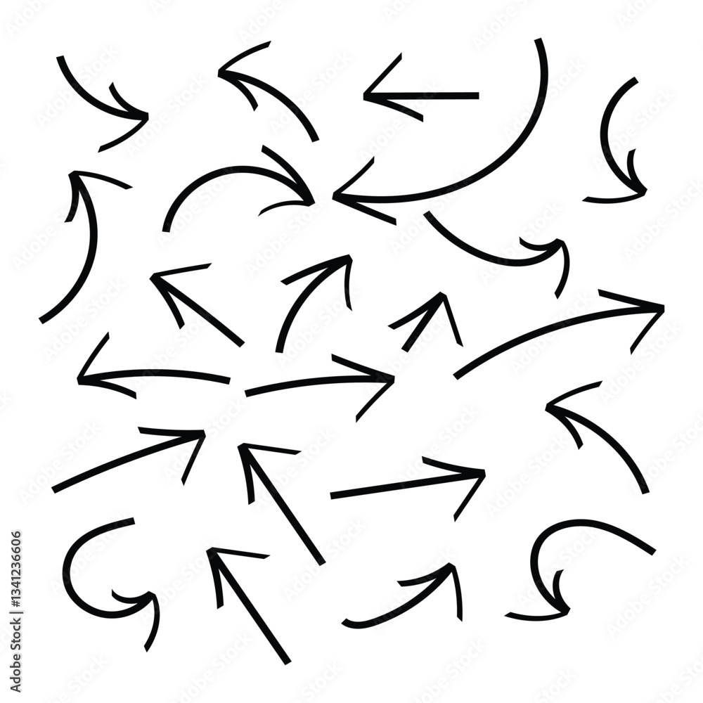 Elegant arrows set for business plan, presentation and education. Sign, Symbol, Hand drawn arrow collection in eps 10. Elegant arrows set for business plan, presentation and education. Sign, Symbol, Hand drawn arrow collection in eps 10.
