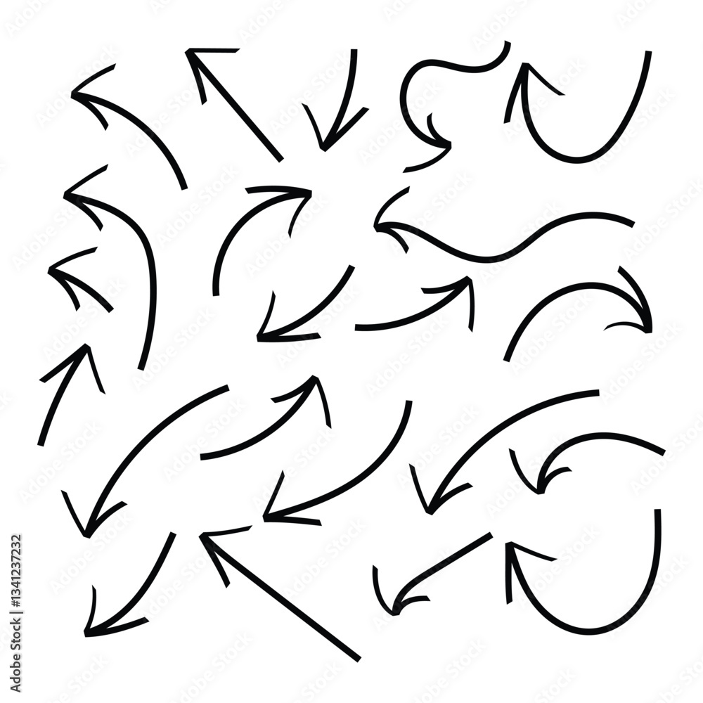 Elegant arrows set for business plan, presentation and education. Sign, Symbol, Hand drawn arrow collection in eps 10. Elegant arrows set for business plan, presentation and education. Sign, Symbol, Hand drawn arrow collection in eps 10.