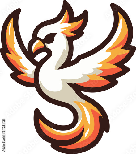 かわいいフェニックスのアイコン