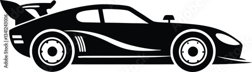 racing car vector silhouette,racing car icon