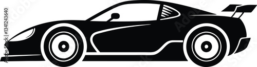 racing car vector silhouette,racing car icon