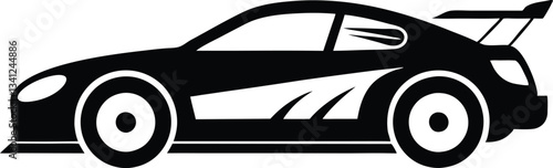 racing car vector silhouette,racing car icon