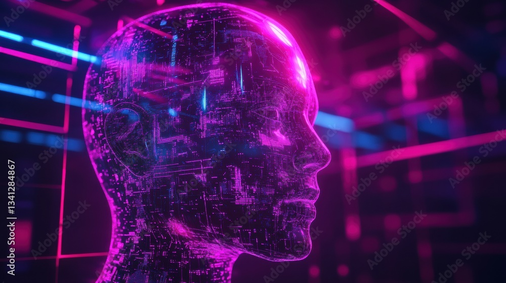Artificial Intelligence-Powered Digital Mind Visualization Artificial Intelligence-Powered Digital Mind Visualization