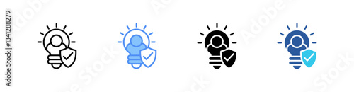 Trustworthiness Multistyle Icon Sheet