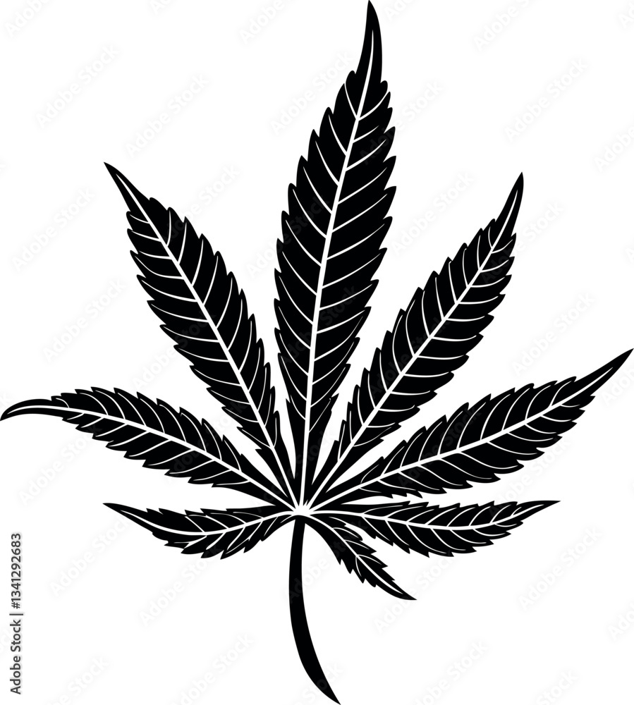 cannabis leaf vector cannabis leaf vector