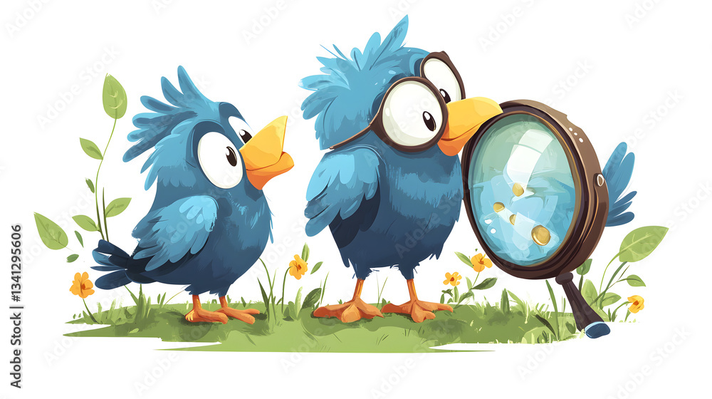 Fototapeta premium Modern Illustration of Search Engine Concept in Cartoon Vector Style for Web Development Projects