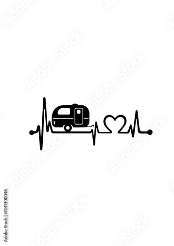 Road Trip SVG Illustration – Fun and Adventurous Artwork for T-Shirts, Posters, Stickers, and Travel-Themed Gifts