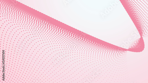 Pastel pink with halftone dot abstract background for backdrop