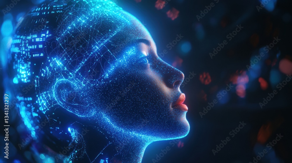 Cyber AI-Powered Holographic Intelligence Streaming