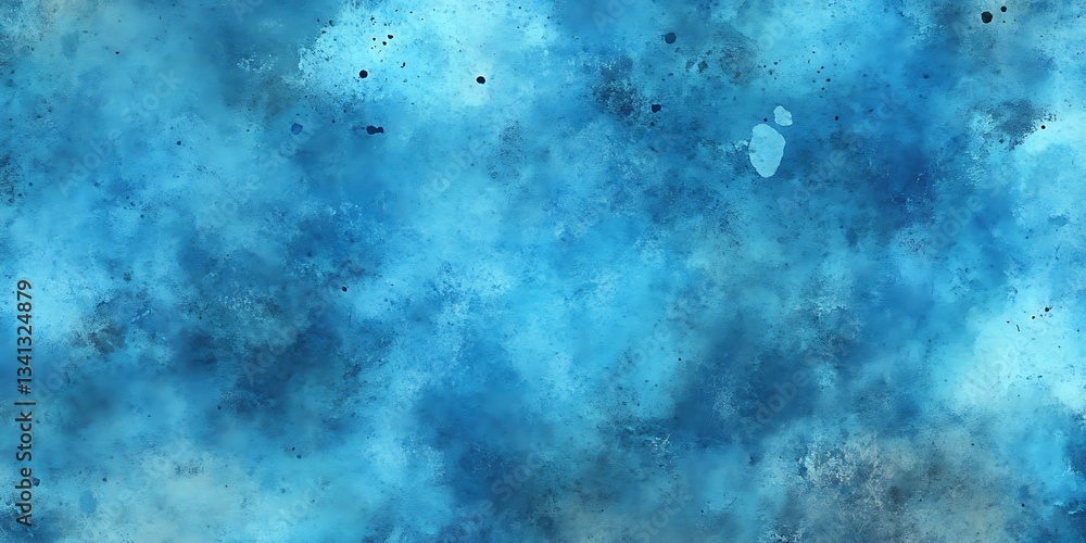 Obraz premium Blue watercolor abstract texture background
