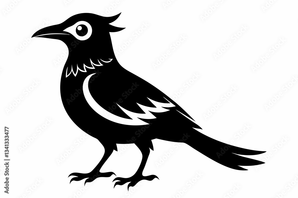 Fototapeta premium bird line art silhouette vector illustration