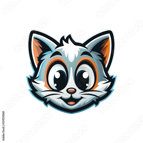 minimalist creative deer mascot logo icon vector art design