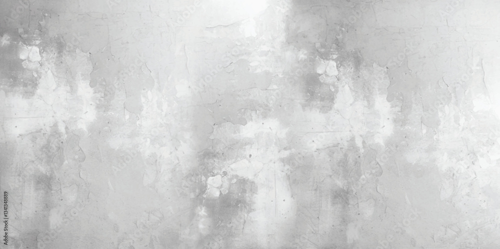 Obraz premium White old concrete wall grunge texture.