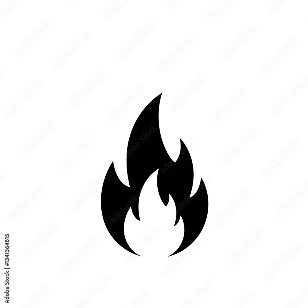 Fiery Flames: A stylized, high-contrast depiction of vibrant flames dancing energetically, representing the powerful forces of heat and energy. Fiery Flames: A stylized, high-contrast depiction of vibrant flames dancing energetically, representing the powerful forces of heat and energy.