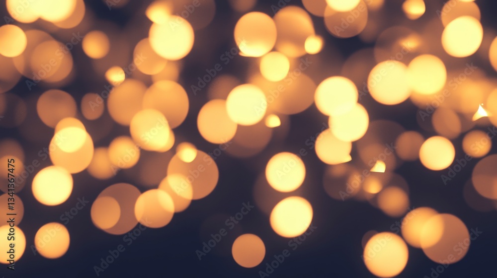Golden Bokeh Lights Abstract Background Golden Bokeh Lights Abstract Background