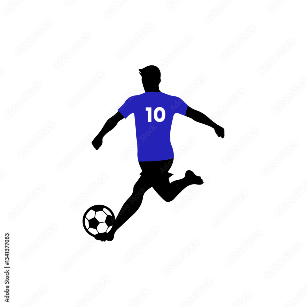 Obraz premium Playing icon silhouette design