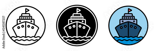 Cruise Ship is a large passenger vessel offering luxurious ocean travel with accommodations and entertainment.