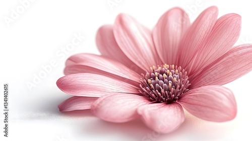 Delicate Pink Flower Blossom Close Up Macro Photography Image