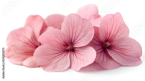 Delicate Pink Flowers Close up Macro Shot of Soft Petals Floral Beauty Nature Photography