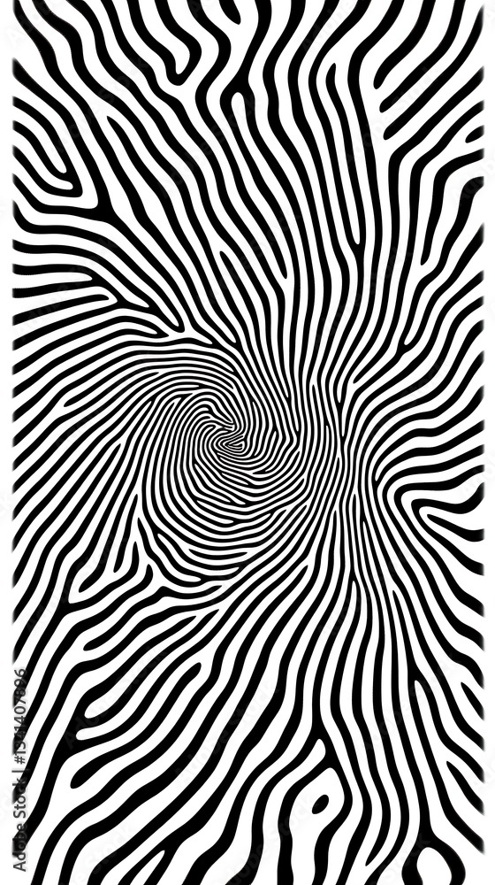Black and white spiral pattern, graphic design background, optical illusion Black and white spiral pattern, graphic design background, optical illusion