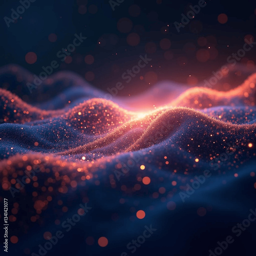 Dynamical quantum flux background particles