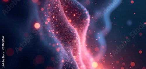 Dynamical quantum flux background particles