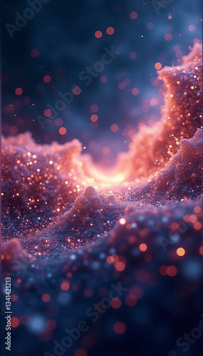 Dynamical quantum flux background particles