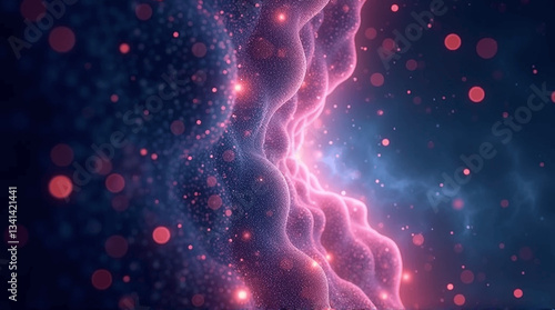 Dynamical quantum flux background particles