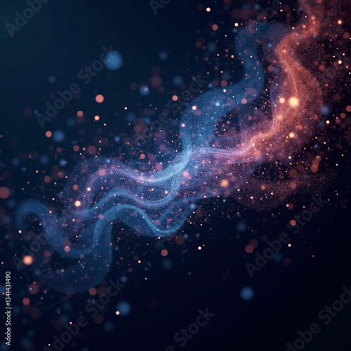 Background of Galactic Particle Flow
