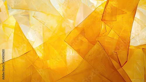 transformations depicted in abstract yellow forms.