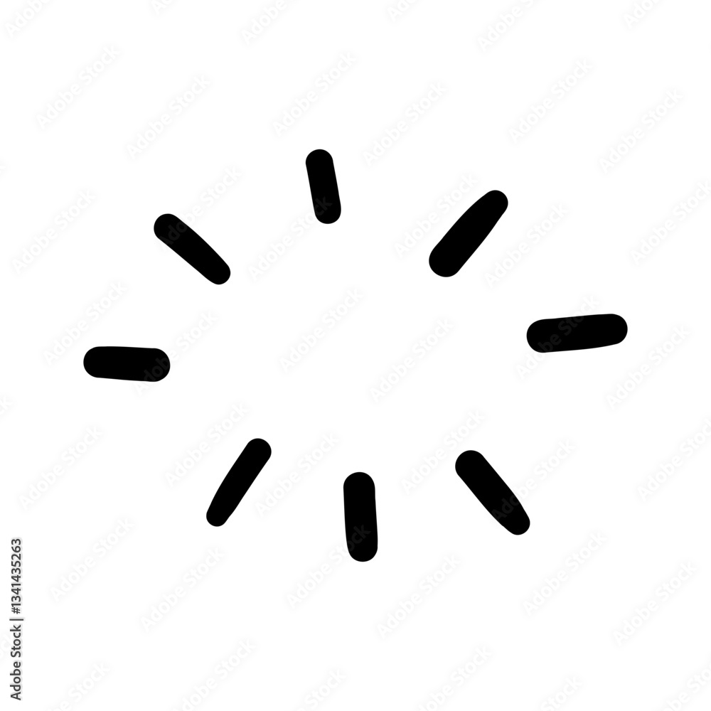 Hand-drawn highlight line. Abstract random doodle icon. Hand-drawn highlight line. Abstract random doodle icon.