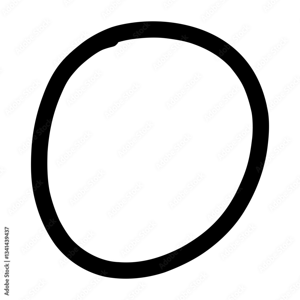 Circle Hand-drawn Shape Circle Hand-drawn Shape