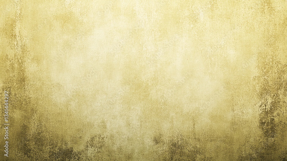 Obraz premium A faded mustard yellow background with a vintage paper texture and soft edges