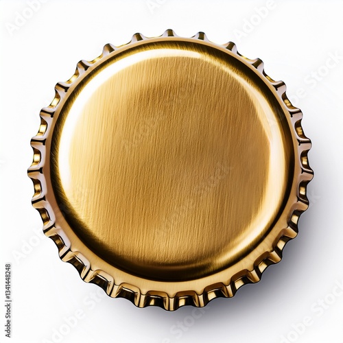 beer bottle cap isolated