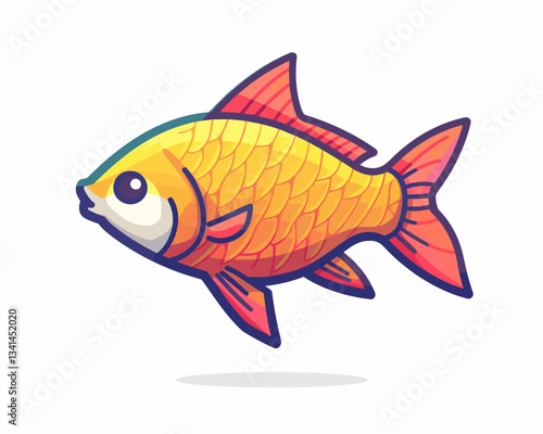 fish on a white background