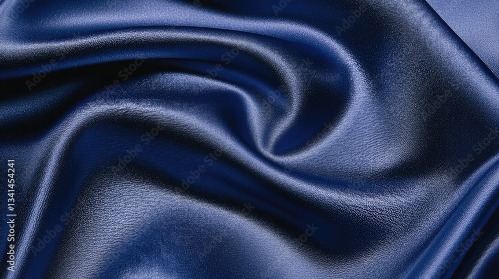 Fototapeta premium A royal blue gradient background with a smooth satin-like finish