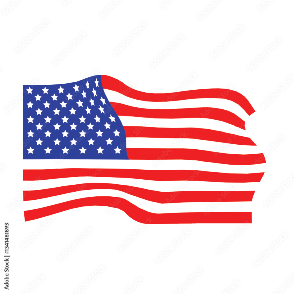 Obraz premium united states flag