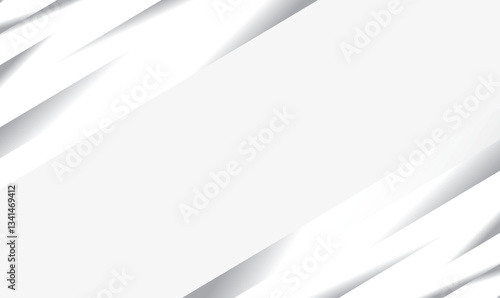 Abstract white background with diagonal stripes and space for text, Vector illustration.
