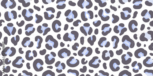 leopard pattern drawn in cartoon style