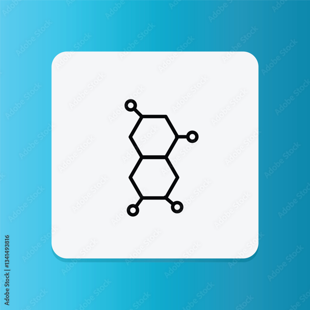 Molecule Structure icon. Editable stroke. Vector illustration.
Molecule Structure icon. Editable stroke. Vector illustration.