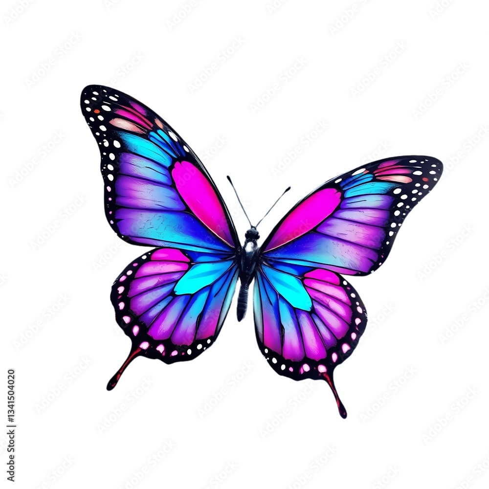 Obraz premium butterfly on white background