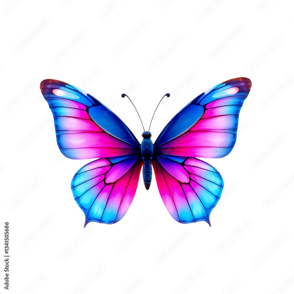 Obraz premium butterfly on white background