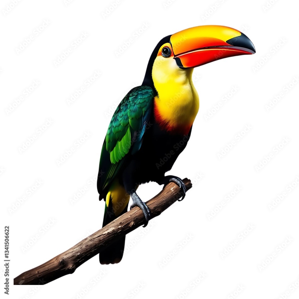 Obraz premium toucan on white background