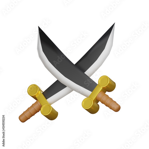 crossed swords