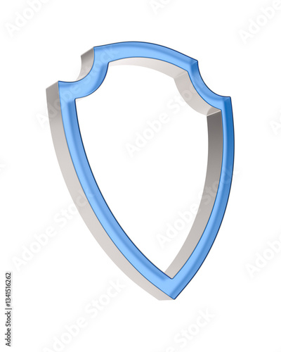 shield on white background....