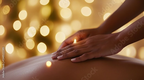 Wallpaper Mural Relaxing massage with candlelight for soothing ambiance. Torontodigital.ca