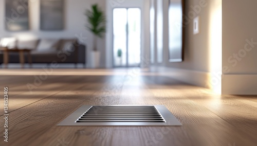 Modern Home Interior with Air Vent Detail